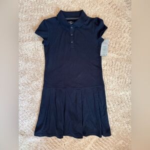 Cat & Jack girls' short sleeve uniform performance jersey tennis dress  M (8)